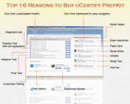 uCertify - MCSD.NET Practice Test for Exam 70-315 screenshot